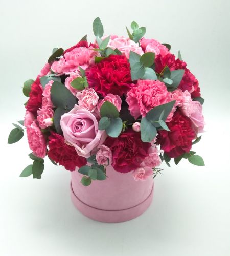 Box kwiatowy "Słodki Róż"