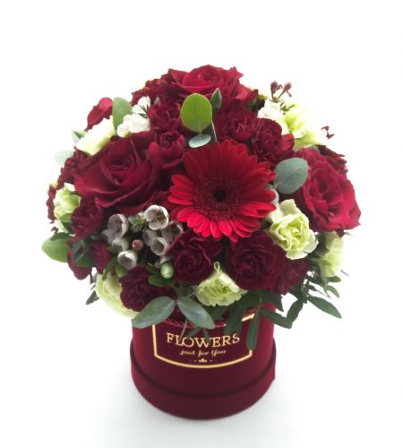 Box kwiatowy "Red Love"