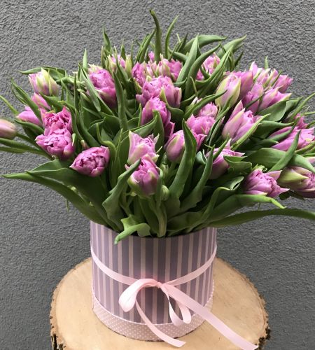 Flowerbox tulipanowy XL