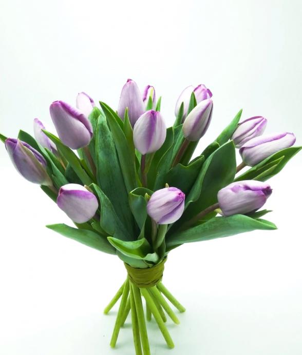 Bukiet "Fioletowe tulipany" mini