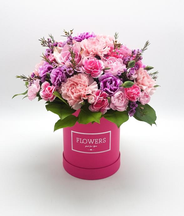 Box kwiatowy "Różowy"