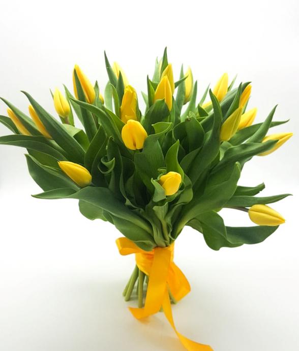 Bukiet "Żółte tulipany"