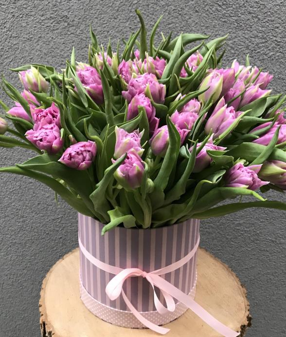 Flowerbox tulipanowy XL